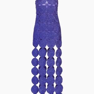 Simon miller beep fringe crochet dress nwt XS